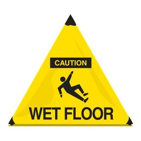 Accuform OSHA CAUTION HANDY CONE FLOOR SIGNS PFT182 PFT182